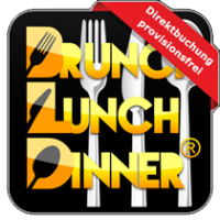 Brunch-Lunch-Dinner Gastronomie-Werbeplattform Logo